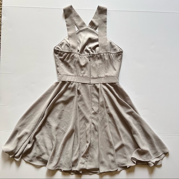Lulu's Dress Forevermore Skater in Gray Sz XS - Picture 7 of 10